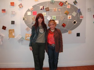 With Gülay Alpay at TCE’s Tile Project, Istanbul Installation, Artemis Art Center, Mayıs-2004 