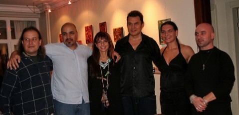 With Dimitar Velichkov, Ali Erenus, Bora and Didem Erdem, Stefan Balog at “Connections – Istanbul, 2010” 
<br>
Studio Erenus, Istanbul, 27-November-2010